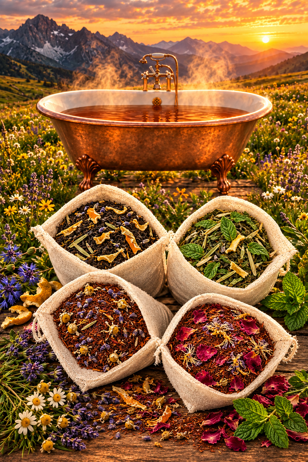 Luxury Bath Teas - Botanical Blends
