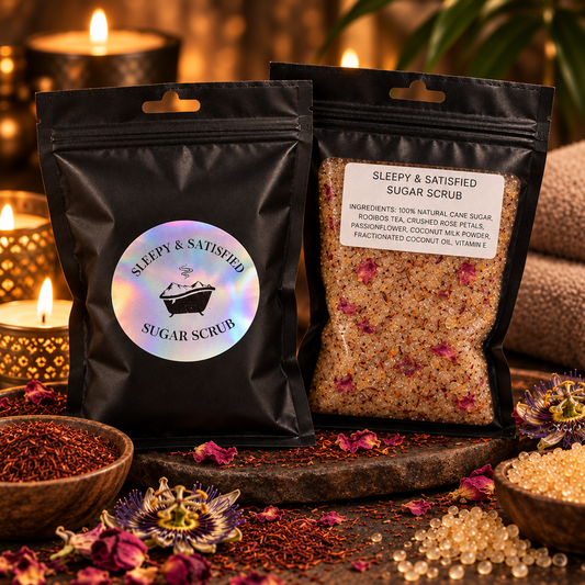 Sleepy & Satisfied Sugar Scrub - Corrected